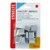 ESSELTE NALCLIP REFILLS LARGE SILVER PACK 25