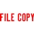 XSTAMPER CXBN 1071 PREINKED MESSAGE STAMP FILE COPY 42 X 13MM RED