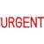 XSTAMPER CXBN 1103 PREINKED MESSAGE STAMP URGENT 42 X 13MM RED