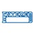 XSTAMPER CXBN 1205 PREINKED MESSAGE STAMP ENTEREDDATE 42 X 13MM BLUE