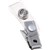GBC ID BADGE STRAP CLIP CLEAR PACK 100