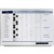 QUARTET PERSONNEL MATRIX BOARD INOUT 580 X 410MM WHITE