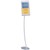 QUARTET SIGN STAND DESIGNER SILVER
