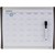 QUARTET ARC CALENDAR BOARD MAGNETIC 280 X 360MM BLACKSILVER