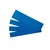 QUARTET MAGNETIC STRIPS 22 X 150MM BLUE PACK 25