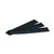 QUARTET MAGNETIC DATA CARD HOLDERS 25 X 150MM BLACK PACK 10