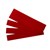 QUARTET MAGNETIC STRIPS 22 X 150MM RED PACK 25