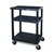 TUFFY UTILITY TROLLEY 3 SHELF 860MM BLACK
