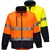 PRIME MOVER MA315 HIVIS FLEECY JACKET WITH TAPE WATER REPELLANT 2TONE