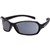 BOLLE SAFETY HURRICANE SAFETY GLASSES BLACK FRAME SMOKE LENS