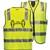 PRIME MOVER CV102 SOCIAL DISTANCING VEST DAYNIGHT YELLOW LARGE