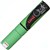 UNIBALL CHALK MARKER CHISEL TIP 8MM FLUORO GREEN