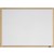 QUARTET WHITEBOARD NONMAGNETIC 890 X 580MM OAK FRAME