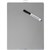 QUARTET WHITEBOARD TILE MAGNETIC 216 X 280MM SILVER