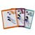 QUARTET BASICS WHITEBOARD 220 X 280MM ASSORTED FRAME VALUE PACK