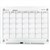 QUARTET INFINITY CALENDAR BOARD GLASS 600 X 900MM WHITE