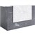 SORRENTO RECEPTION COUNTER DESK 2100 X 840 X 1150MM MARBLE CHARCOALMARBLE GREY