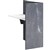SORRENTO RECEPTION COUNTER DESK RETURN ONLY 900 X 600 X 1150MM MARBEL CHARCOAL