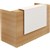 SORRENTO RECEPTION COUNTER 1800 X 840 X 1150MM WHITEBEECH