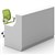 ROMA RECEPTION COUNTER 1800 X 840 X 1150MM WHITEWHITE