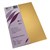 QUILL METALLIQUE BOARD 285GSM A4 AUTUMN GOLD PACK 25