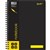 QUILL Q595A NOTE BOOK SPIRALBOUND 70GSM A4 240 PAGE BLACK