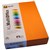 QUILL COLOURED A4 COPY PAPER 80GSM ORANGE PACK 500 SHEETS