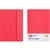 QUILL C6 COLOURED ENVELOPES PLAINFACE STRIP SEAL 80GSM 114 X 162MM RED PACK 25