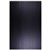 QUILL POLYPROPYLENE SIGN BOARD 5MM 500 X 770MM BLACK