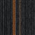 ACOUFELT QUIETBACK CARPET TILE MONITOR 250 X 1000MM CABLE ORANGE