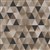 QUIETPRINT PRINTED PANEL 595 X 1195 X 12MM GEOMETRIC TRIANGLES BRONZE