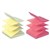 POSTIT R330UALT POP UP NOTES 76 X 76MM ALTERNATING PASTEL COLOURS PACK 12