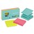 POSTIT R3306SSMIA SUPER STICKY POP UP NOTES MIAMI 76 X 76MM 90 SHEETS PACK 6