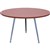 RAPID AIR ROUND TABLE POLISHED ALUMINIUM FRAME 1200MM CHERRY