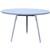 RAPID AIR ROUND TABLE POLISHED ALUMINIUM FRAME 1200MM NATURAL WHITE