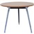 RAPID AIR ROUND TABLE POLISHED ALUMINIUM FRAME 900MM BEECH