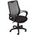 RAPIDLINE RE100 OPERATOR CHAIR MEDIUM PERFORATED BACK BLACK