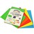 RAINBOW COLOURED A4 COPY PAPER 80GSM 100 SHEETS BRIGHT ASSORTED