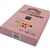 RAINBOW COLOURED A4 COPY PAPER 80GSM 500 SHEETS PINK