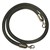 Q NYLON ROPE 25MM CHROME SNAP ENDS 15M BLACK