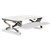 RAPID RISER SMALL DESK BASED ADJUSTABLE WORKSTATION 680 X 590MM WHITE