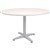 RAPID SPAN 4 STAR ROUND TABLE 1200MM NATURAL WHITESILVER