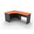 RAPID WORKER CORNER WORKSTATION COMPLETE 1200 X 1800 X 600MM CHERRYIRONSTONE