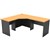 RAPID WORKER CORNER WORKSTATION COMPLETE 1800 X 1500 X 600MM BEECHIRONSTONE