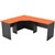 RAPID WORKER CORNER WORKSTATION COMPLETE 1800 X 1500 X 600MM CHERRYIRONSTONE