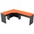 RAPID WORKER CORNER WORKSTATION COMPLETE 2100 X 1500 X 600MM CHERRYIRONSTONE