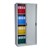 STEELCO SLIDING DOOR CABINET 3 SHELVES 1830 X 1500 X 465MM WHITE SATIN