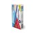 PAPERMATE WRITE BROS CAPPED 10MM BALLPOINT PEN BLUE BOX 12