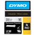 DYMO 622290 RHINO INDUSTRIAL TAPE PERMANENT POLYESTER 19MM BLACK ON CLEAR