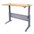 RAPID SPAN ELECTRIC HEIGHT ADJUSTABLE OPEN DESK 1800 X 700MM BEECHSILVER